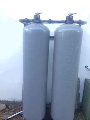 Pemasangan sand filter dan carbon filter di PT Masuya Lombok