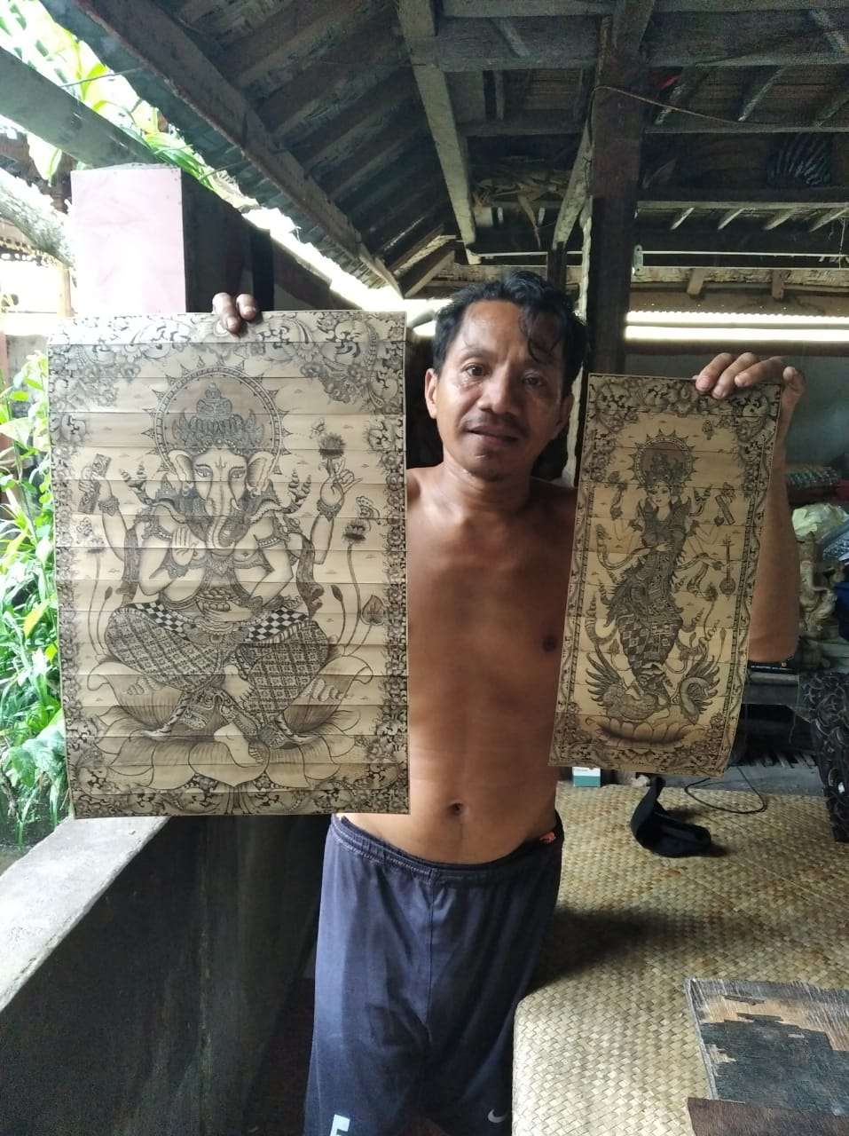 Kerajinan Seni Lukis Wayang