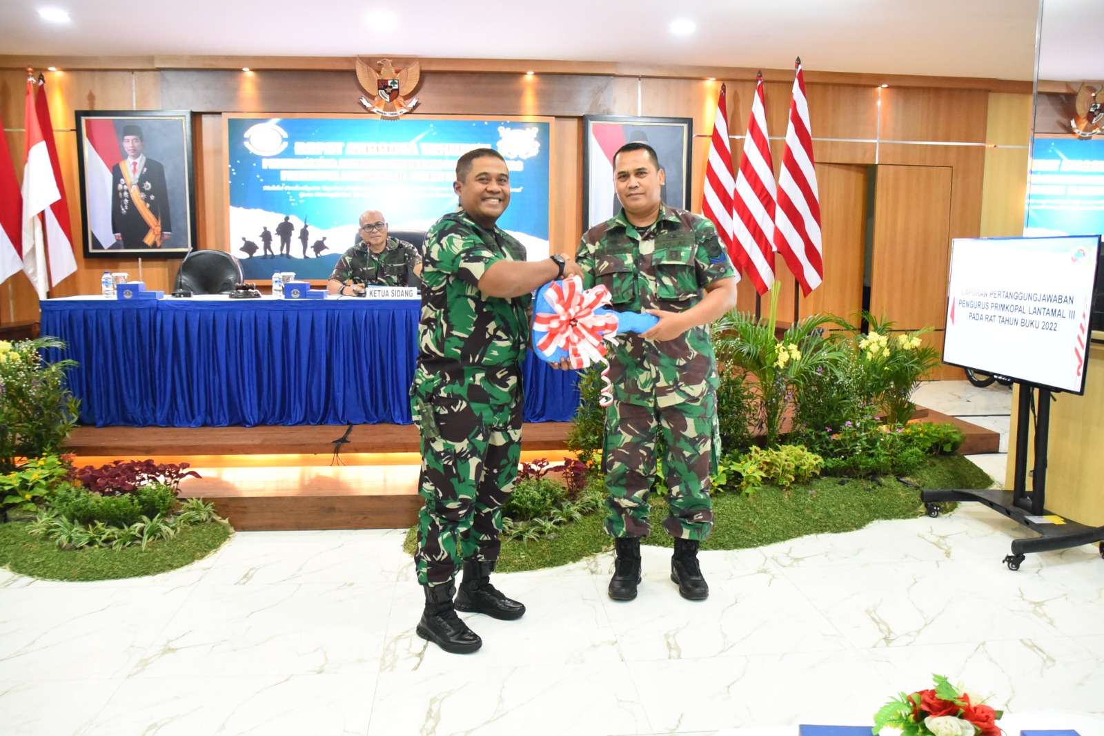 Wadan Lantamal III Buka Rapat Anggota Tahunan Primkopal Lantamal III TB ...