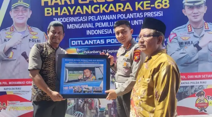 Bedah Rumah Warga Oleh Dirlantas Polda Riau, Ketua RT Ucap Terimakasih 