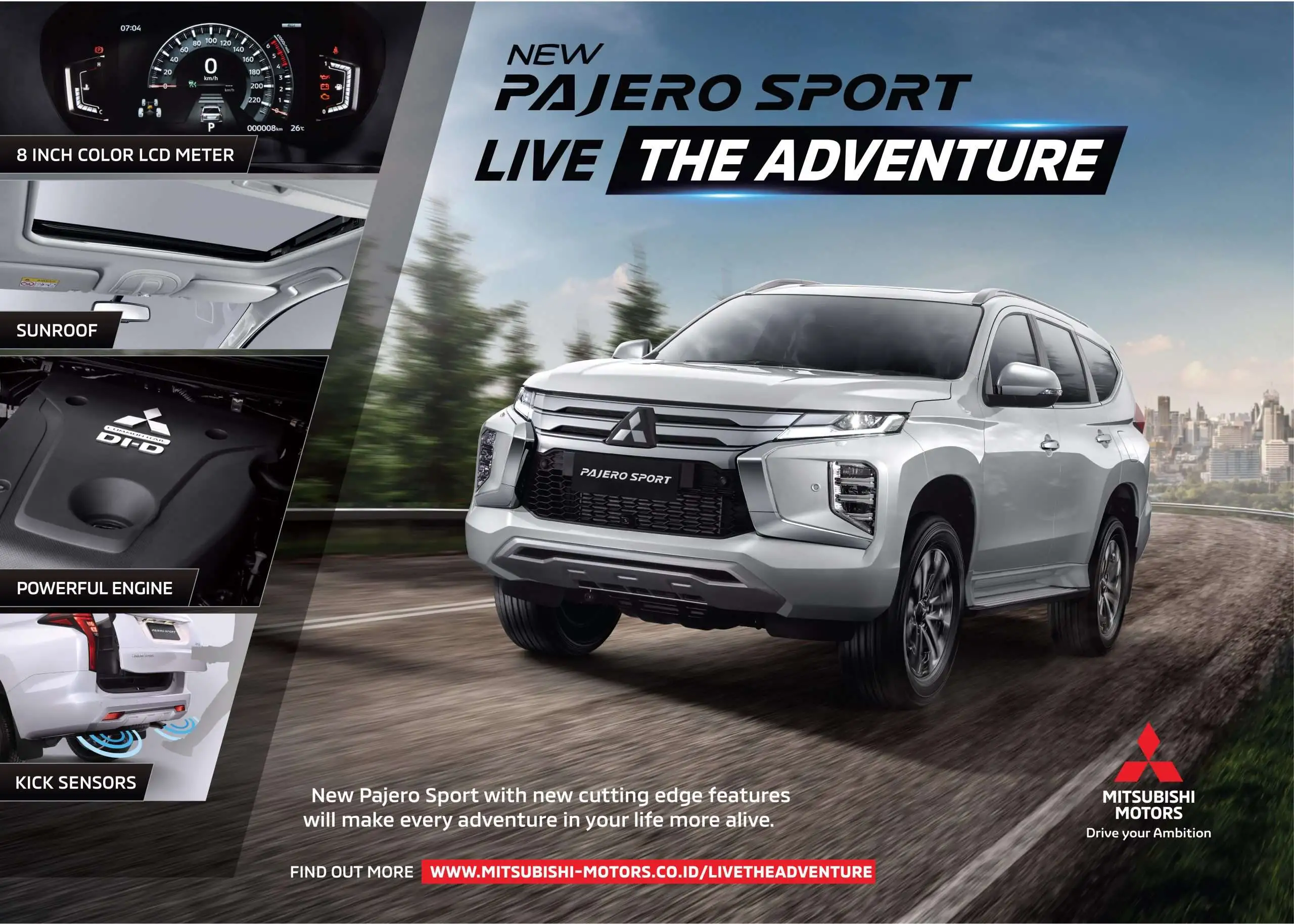 Sewa Mobil New Mitsubishi Pajero Sport Dakar Ultimate Bali: Gratis Antar Jemput Bandara Tuban Kuta Legian Seminyak Jimbaran