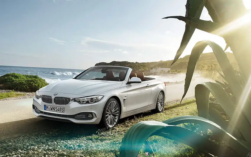 Sewa Mobil BMW 428i Convertible Lepas Kunci Driver BBM Bali Gratis Antar Jemput Bandara Kuta Area