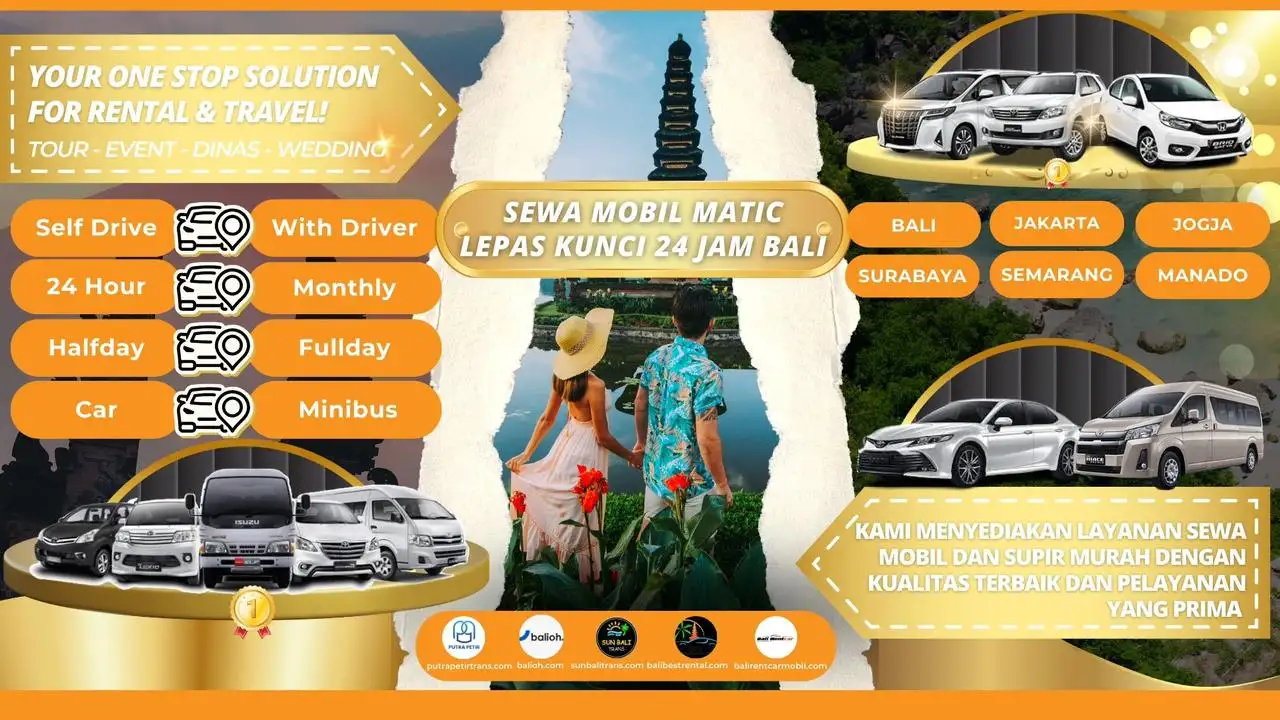 Sewa Mobil 24 Jam Bali Lepas Kunci Rental Matic Manual Start Rp 275.000