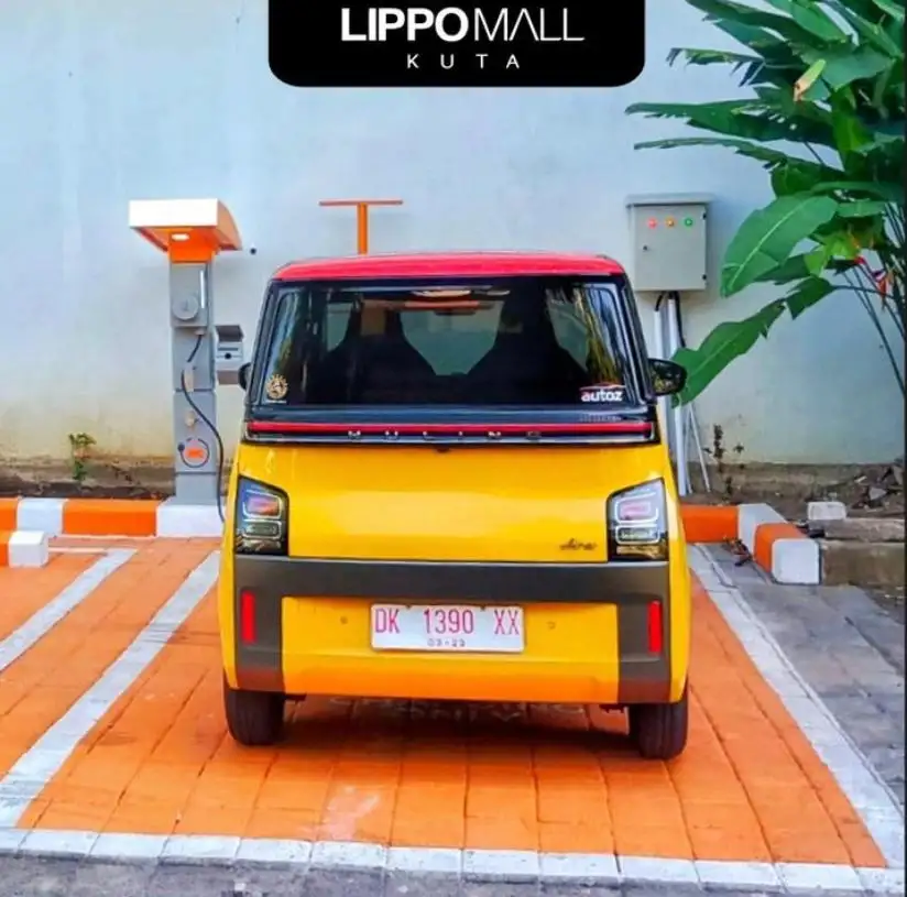 Charger Point Baru Di Kuta | Sewa Wuling Air Ev Matic Lepas Kunci Bali