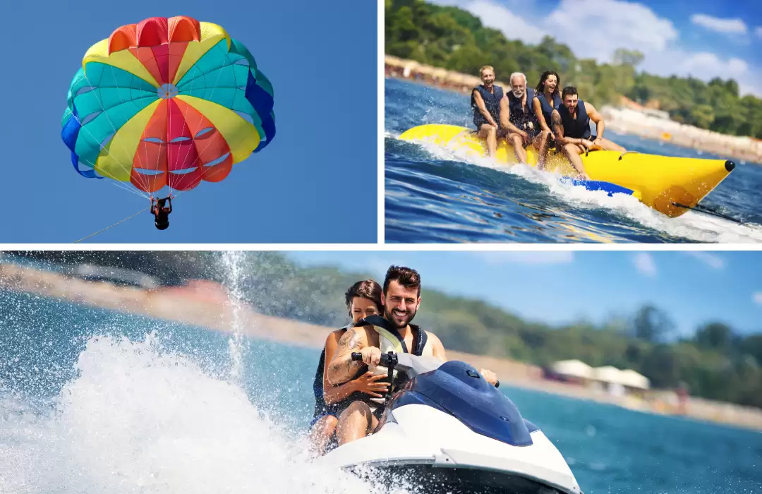 Bali Parasailling Adventure + Banana Boat + Jetski