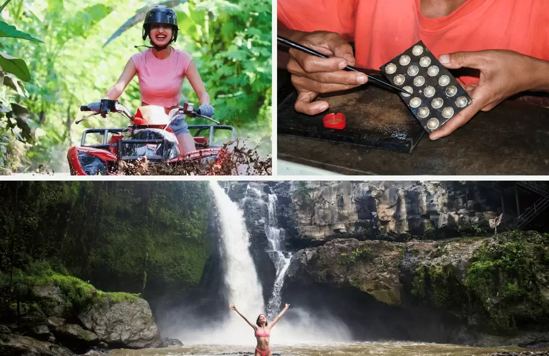 ATV Quad Bike + Celuk Silver + Tegenungan Waterfall
