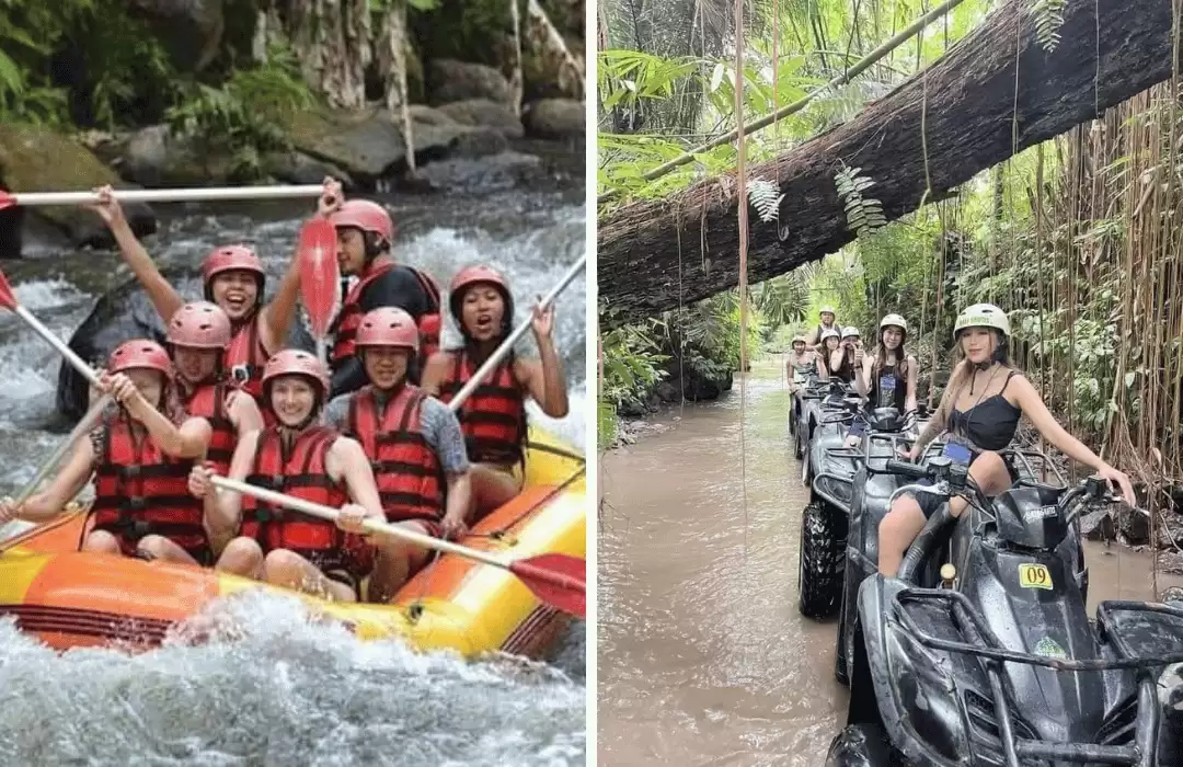ATV Quad Bike + Ayung White Water Rafting