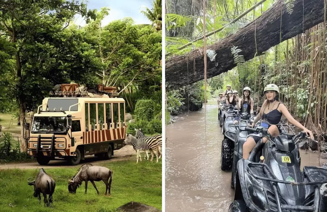 ATV Quad Bike + Jungle Hooper Bali Safari