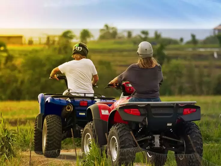 ATV Quad Bike + Monkey Forest + Bali House Compound