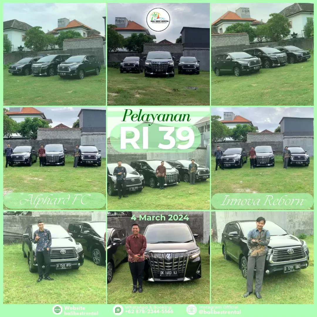 Menteri Kementrian Kelautan dan Perikanan Indonesia yaitu Bapak Ir. Sakti Wahyu Trenggono Menggunakan Jasa Sewa Mobil Alphard Transformer Facelift Autoz Trans Bali
