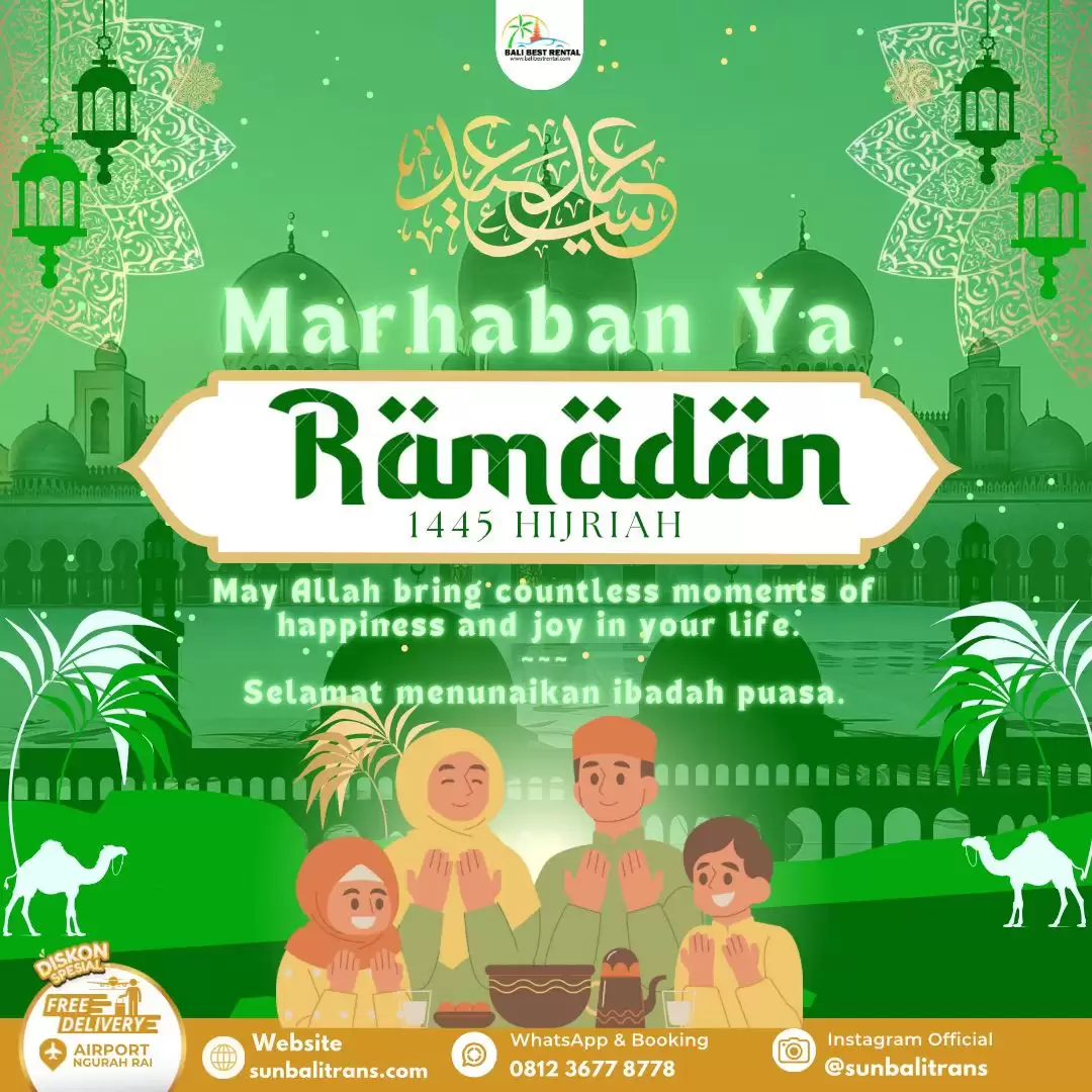 Marhaban Ya Ramadhan - Sewa Mobil Lepas Kunci Jalan-jalan di Bali saat Puasa