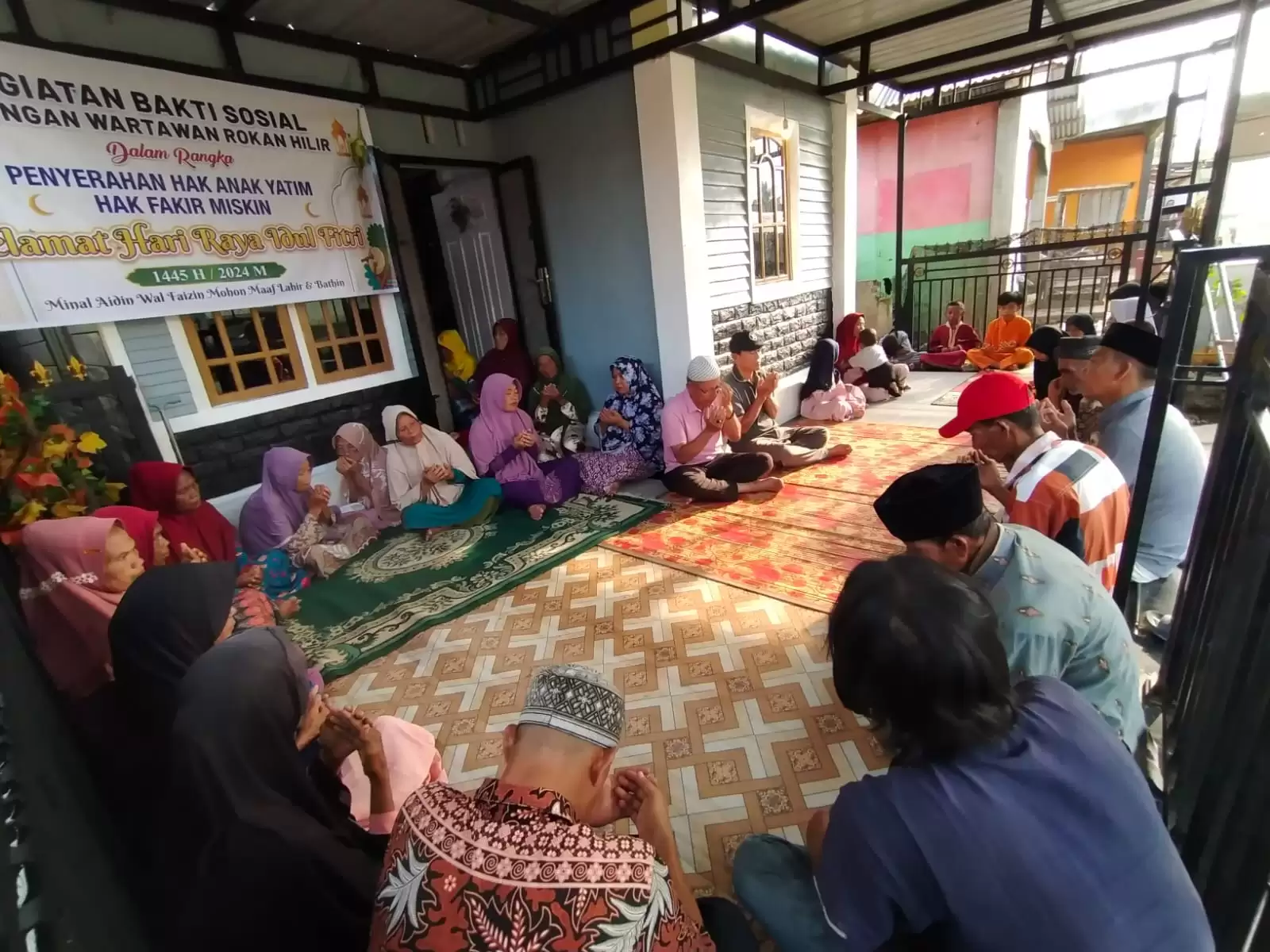PJID Rohil Apresiasi Wartawan Bagansiapiapi Gelar Santunan Anak Yatim dan Kaum Dhuafa