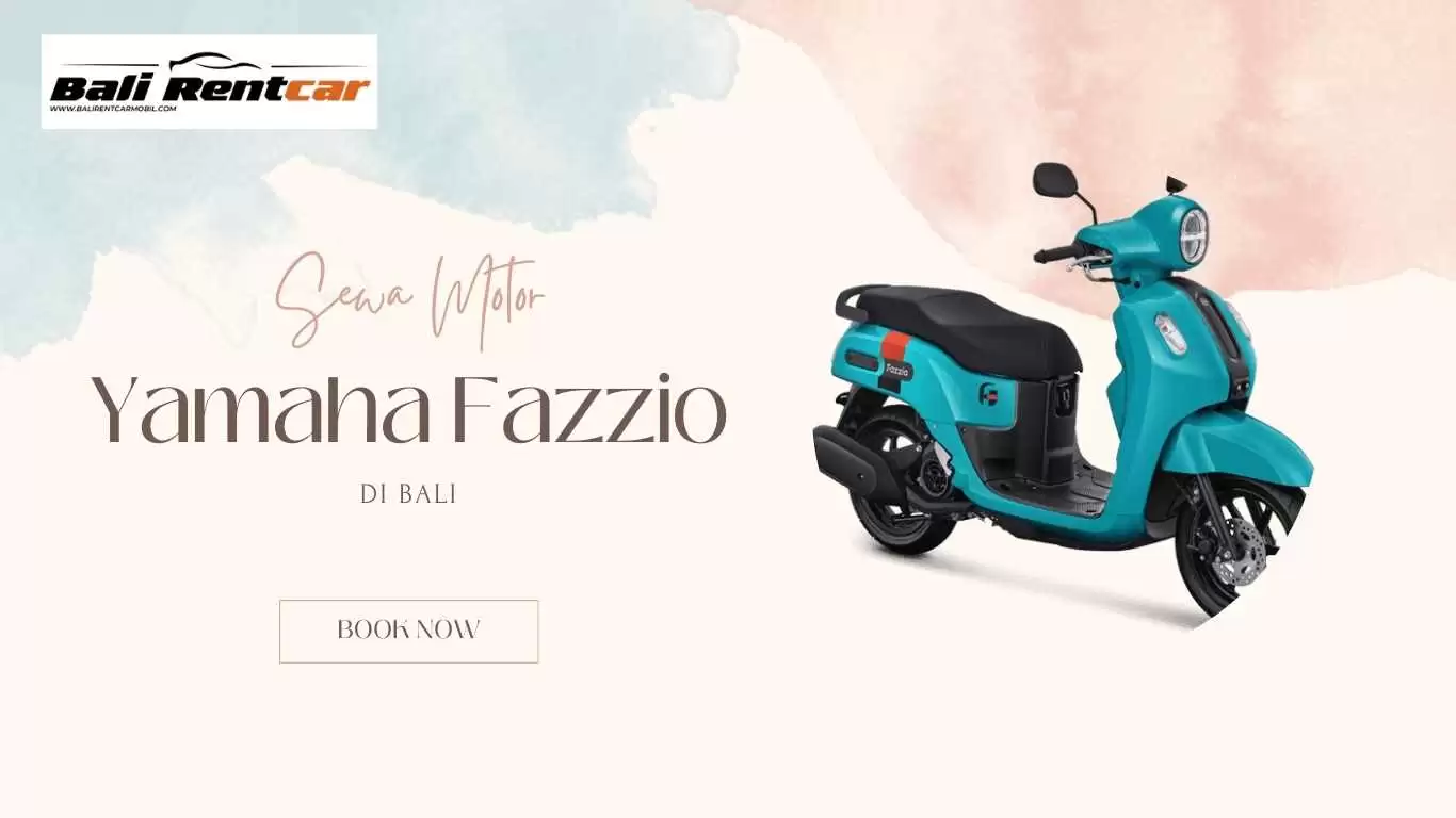 Sewa Motor Fazzio di Bali