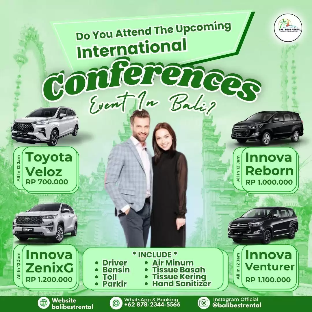Best Seller Limousine | Rent Luxury Car for Conferences in Bali | Toyota Veloz | Toyota Innova Reborn | Toyota Innova Zenix | Venturer | Bali