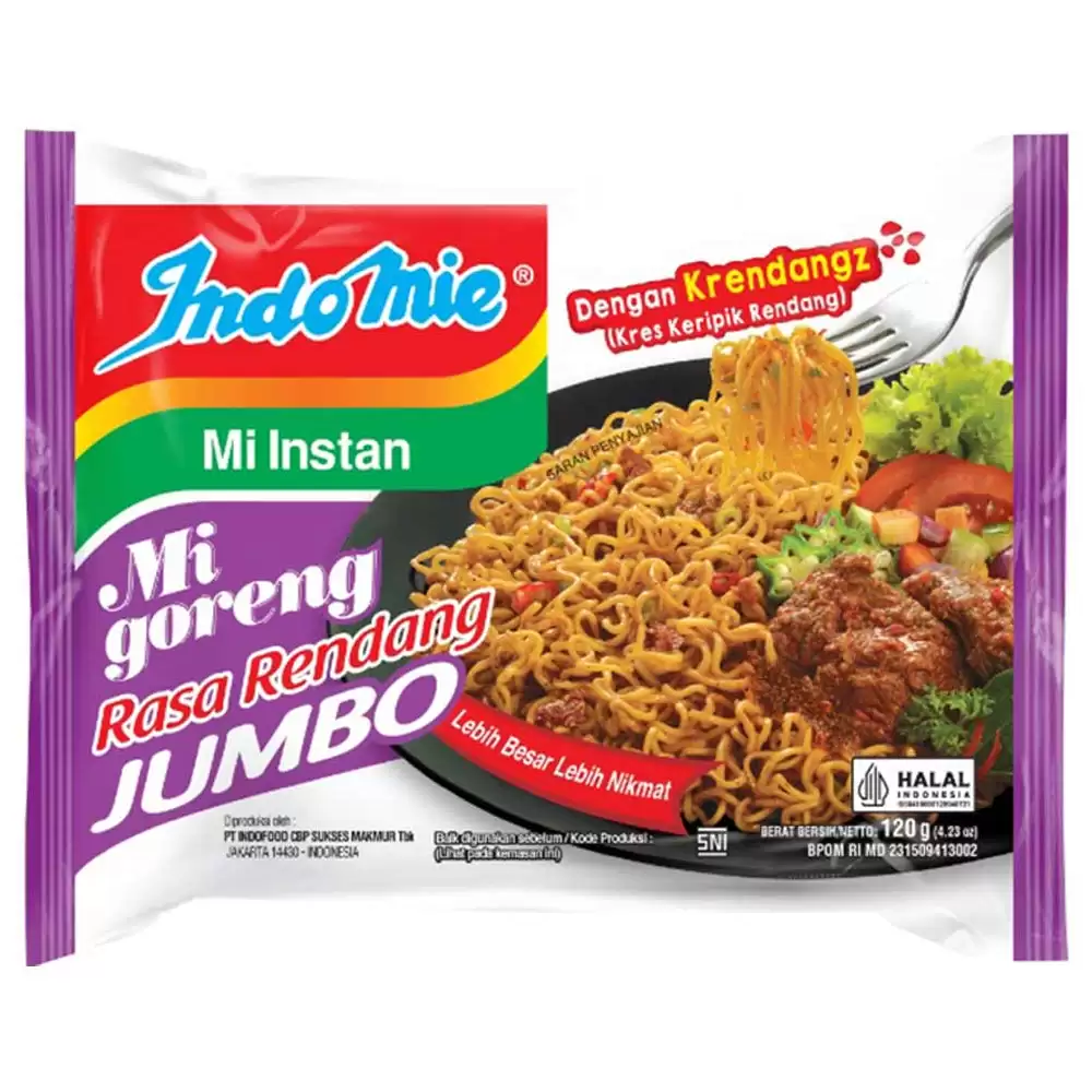 39257001##Indomie Grng Rendang Jumbo 120Gr