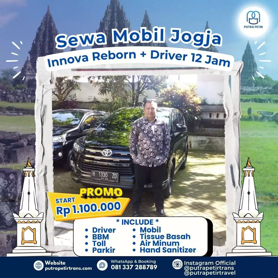SEWA MOBIL JOGJA START FROM 275K | Paket All In Innova Reborn Matic( MOBIL , BBM , DRIVER )