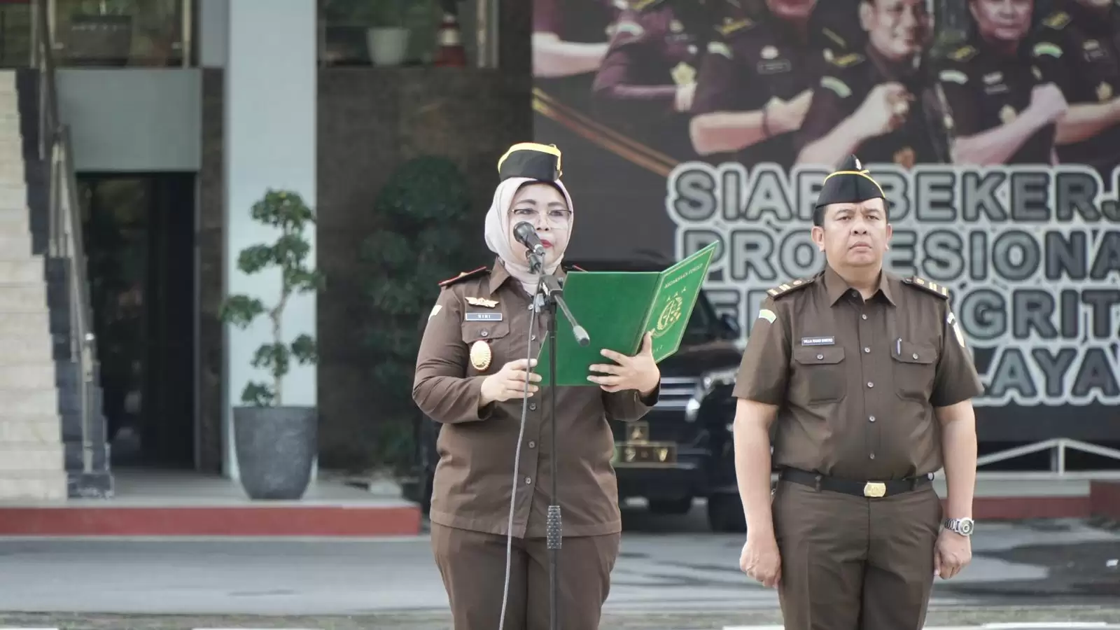 Wakil Kepala Kejati Riau Pimpin Pelaksanaan Apel Kerja Pagi