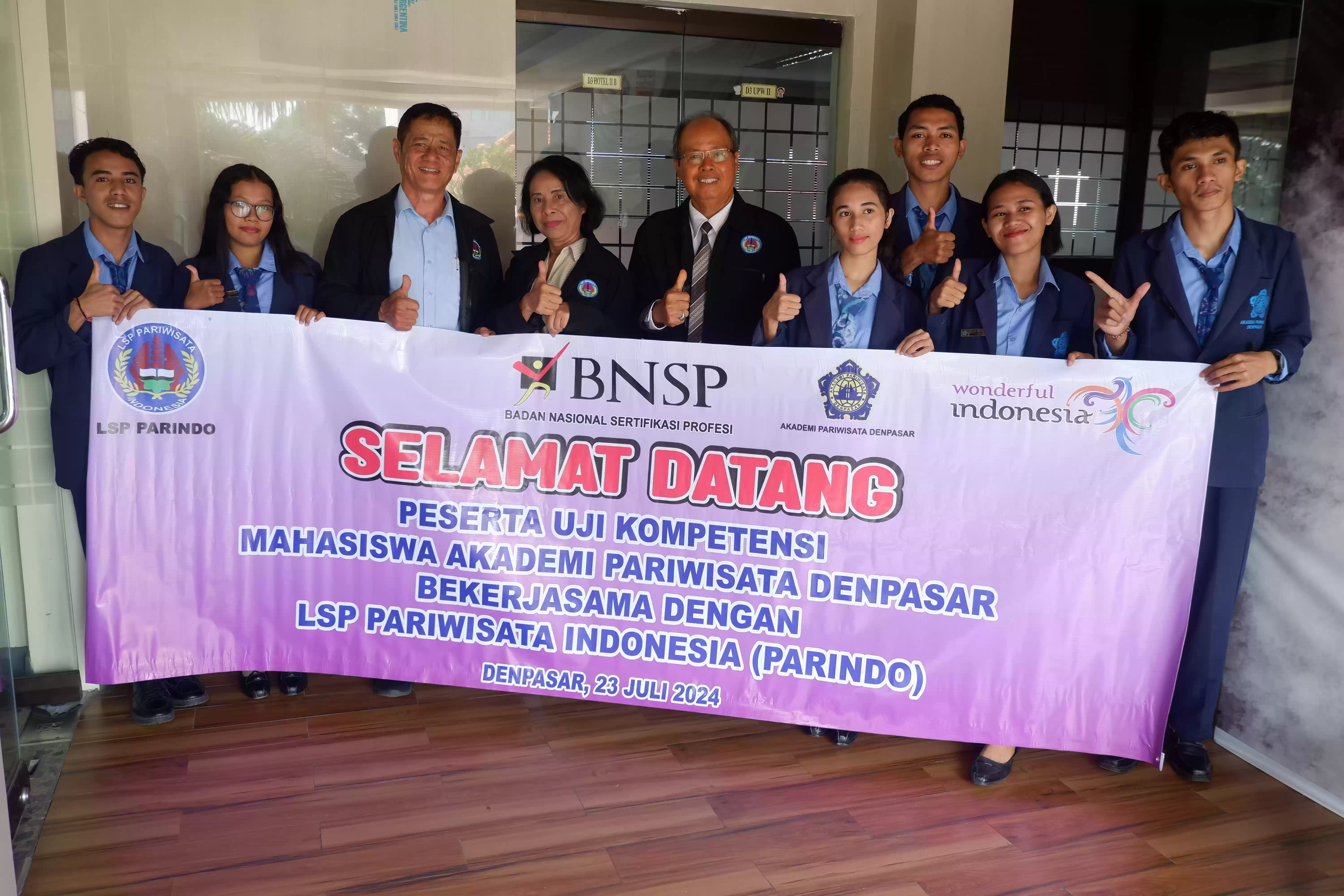 Uji Kompetensi Keahlian (UKK) Mahasiswa AKPAR Denpasar