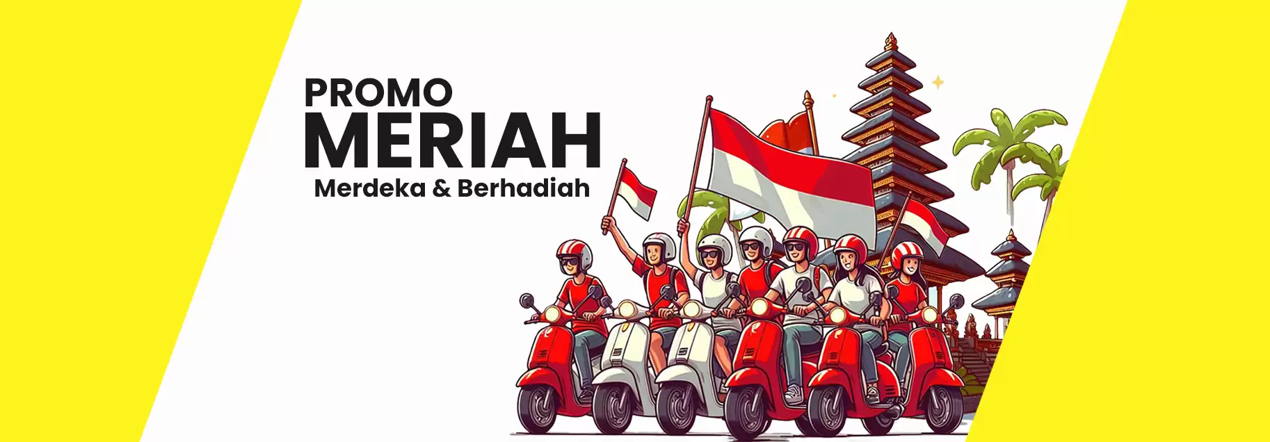 Promo Sewa Motor Bali Menyambut Hari Kemerdekaan RI Ke-79