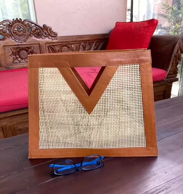 Triangle Leather Bag