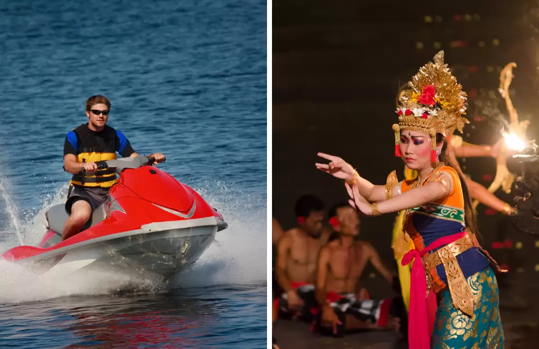 Watersports & Uluwatu Tour