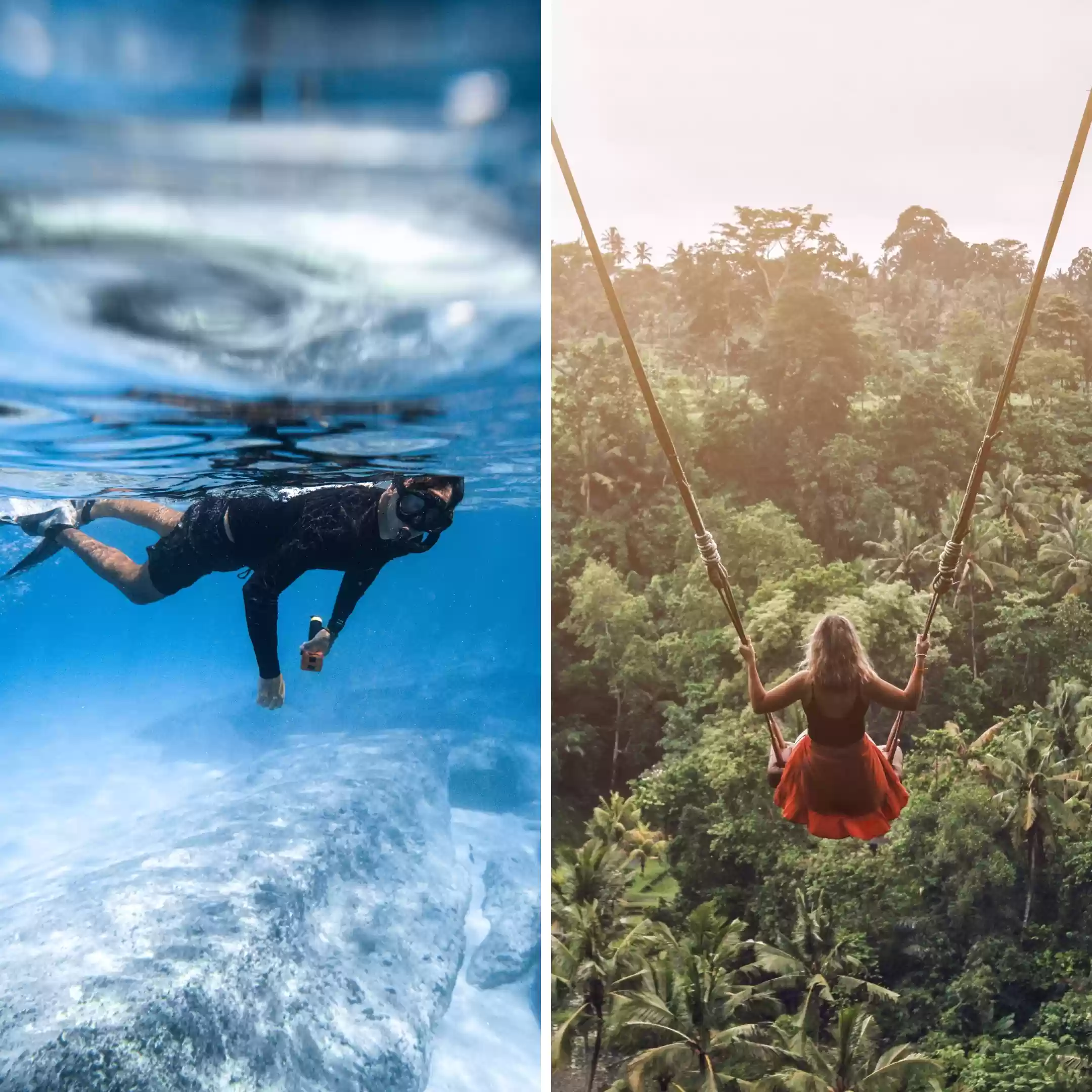 Snorkeling Blue Lagoon + Swing Tour