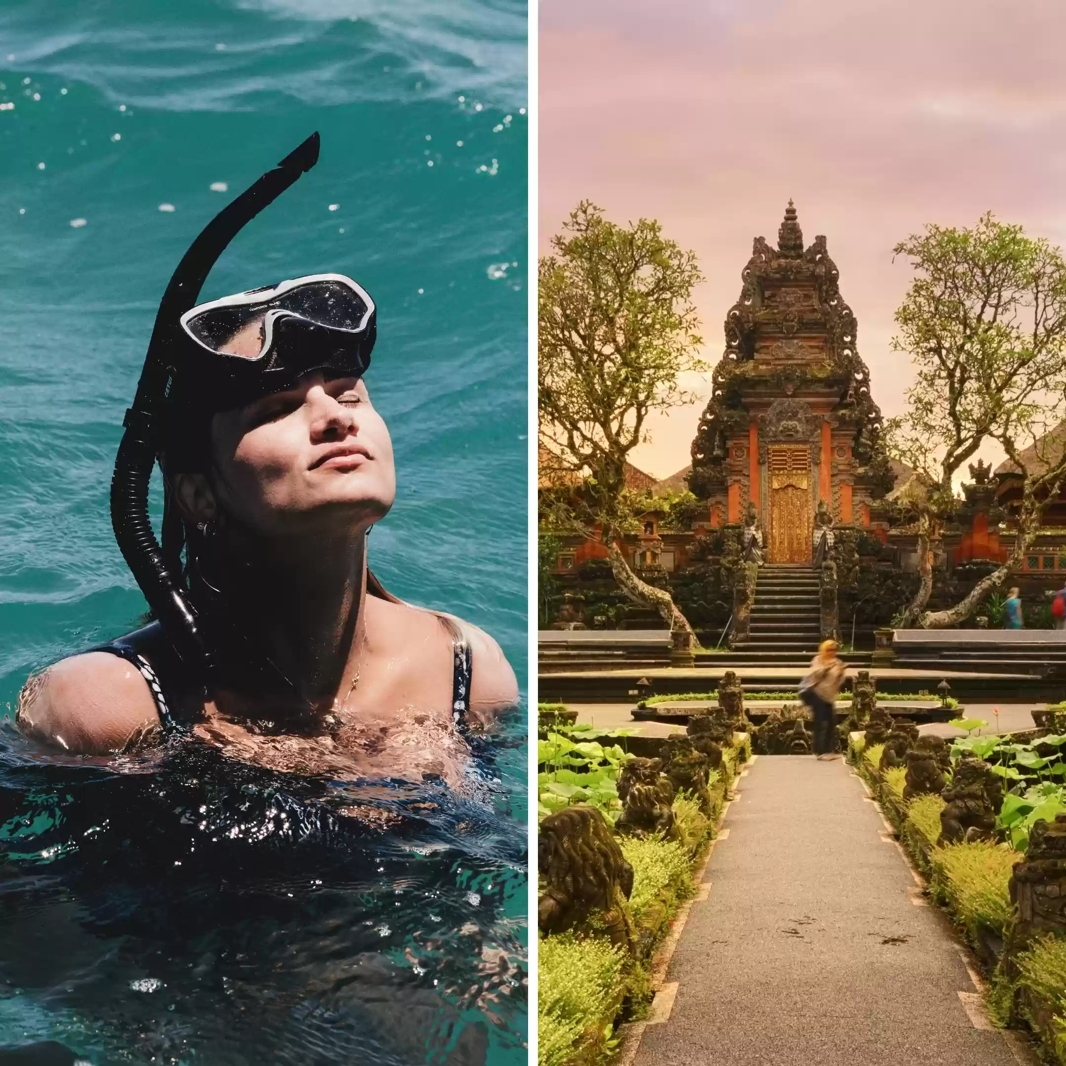 Snorkeling Blue Lagoon + Ubud Tour Packages