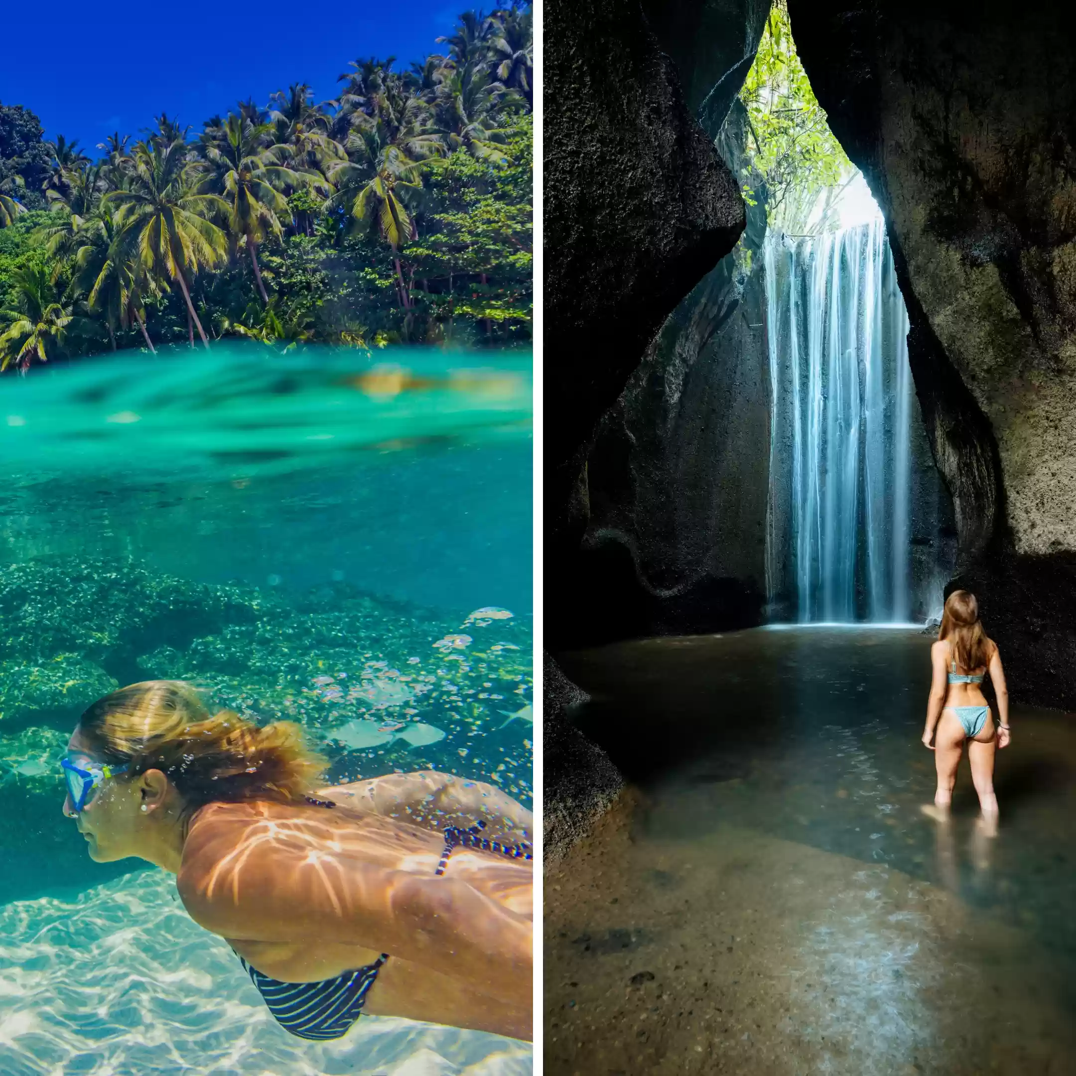 Snorkeling Blue Lagoon & Cepung Waterfall