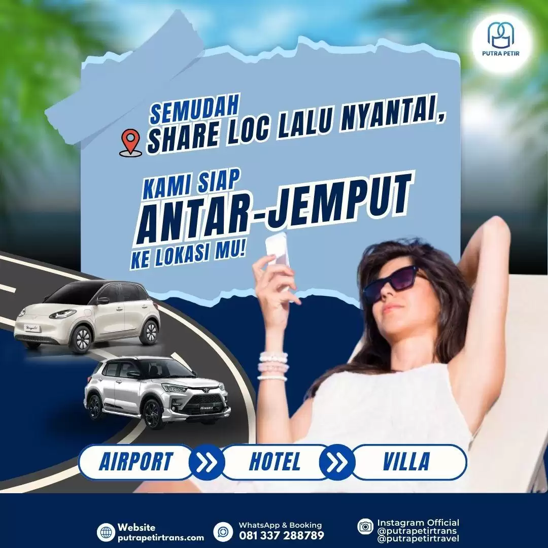 Semudah share loc lalu nyantai, Kami siap Antar Jemput ke lokasi mu!
