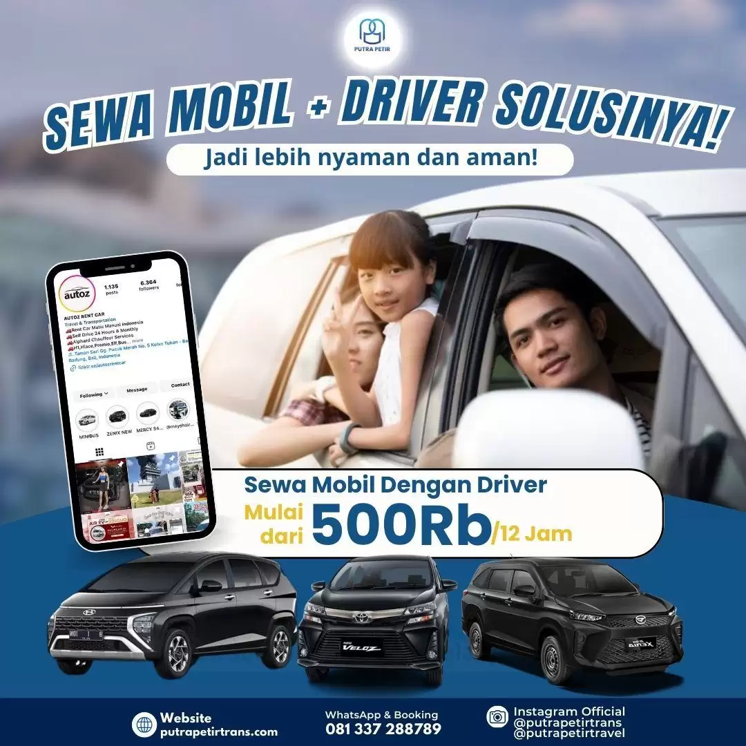 Solusi Aman Di Perjalanan - Autoz Chauffeur Services - Rent Car With Driver All In 10 Hours - Airport Transfer Bali