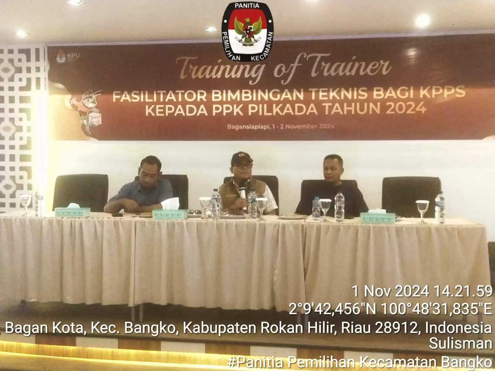 KPU Rohil Gelar Training of Trainer PPK, Fasilitator Bimtek bagi KPPS Kepada PPK Pilkada 2024