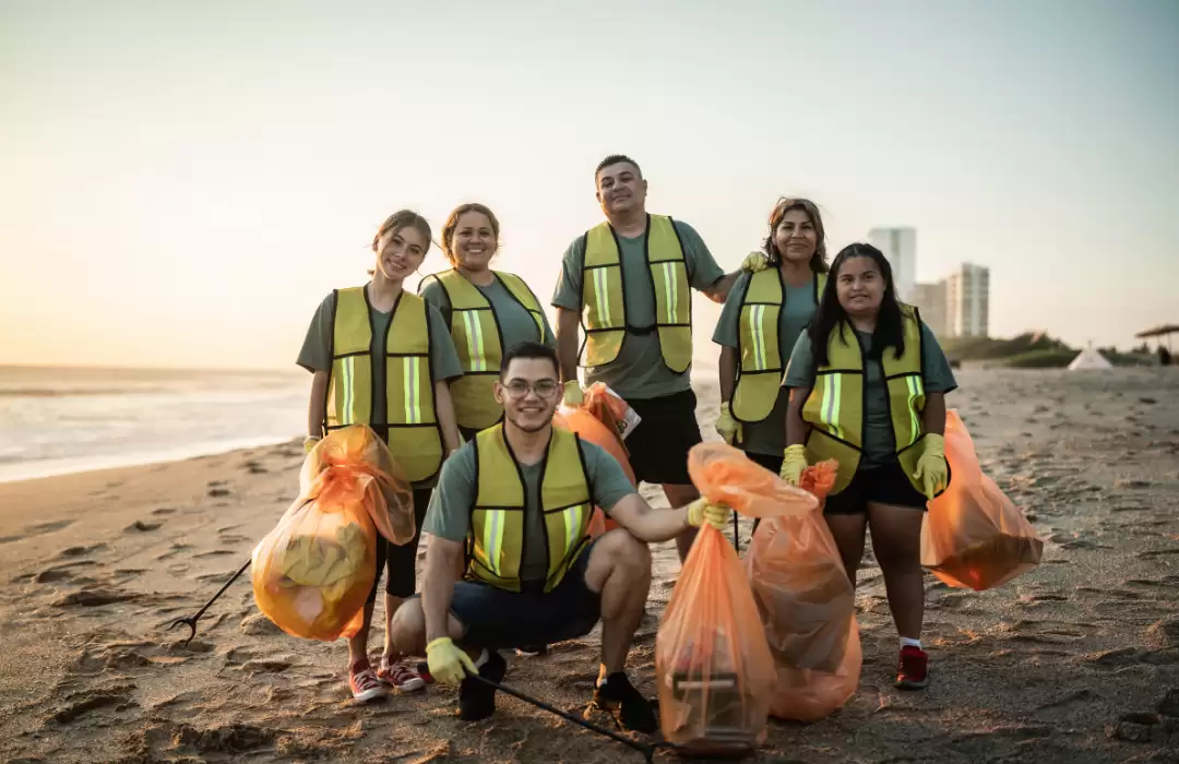 Participate in Beach Cleanups and Conservation Programs