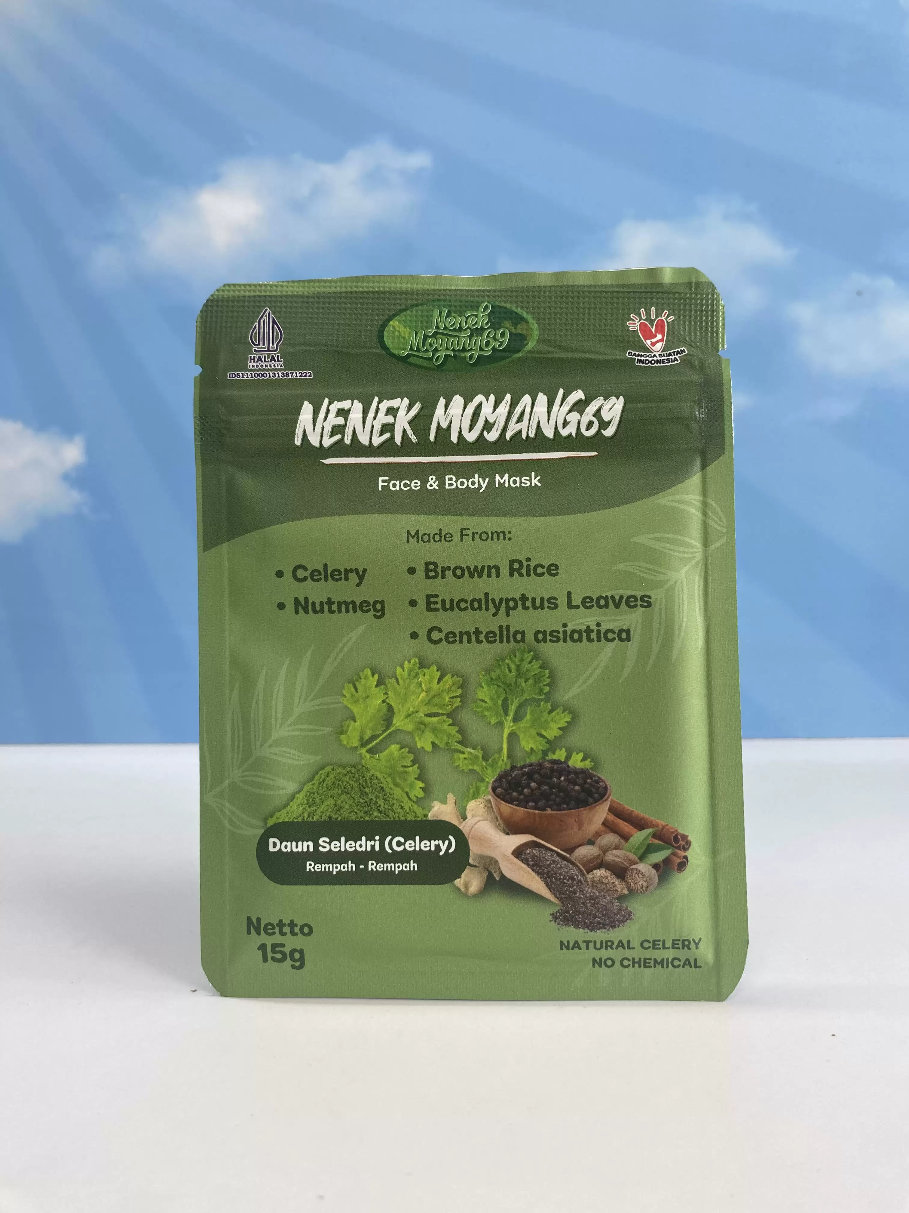 Masker Daun Seledri 
