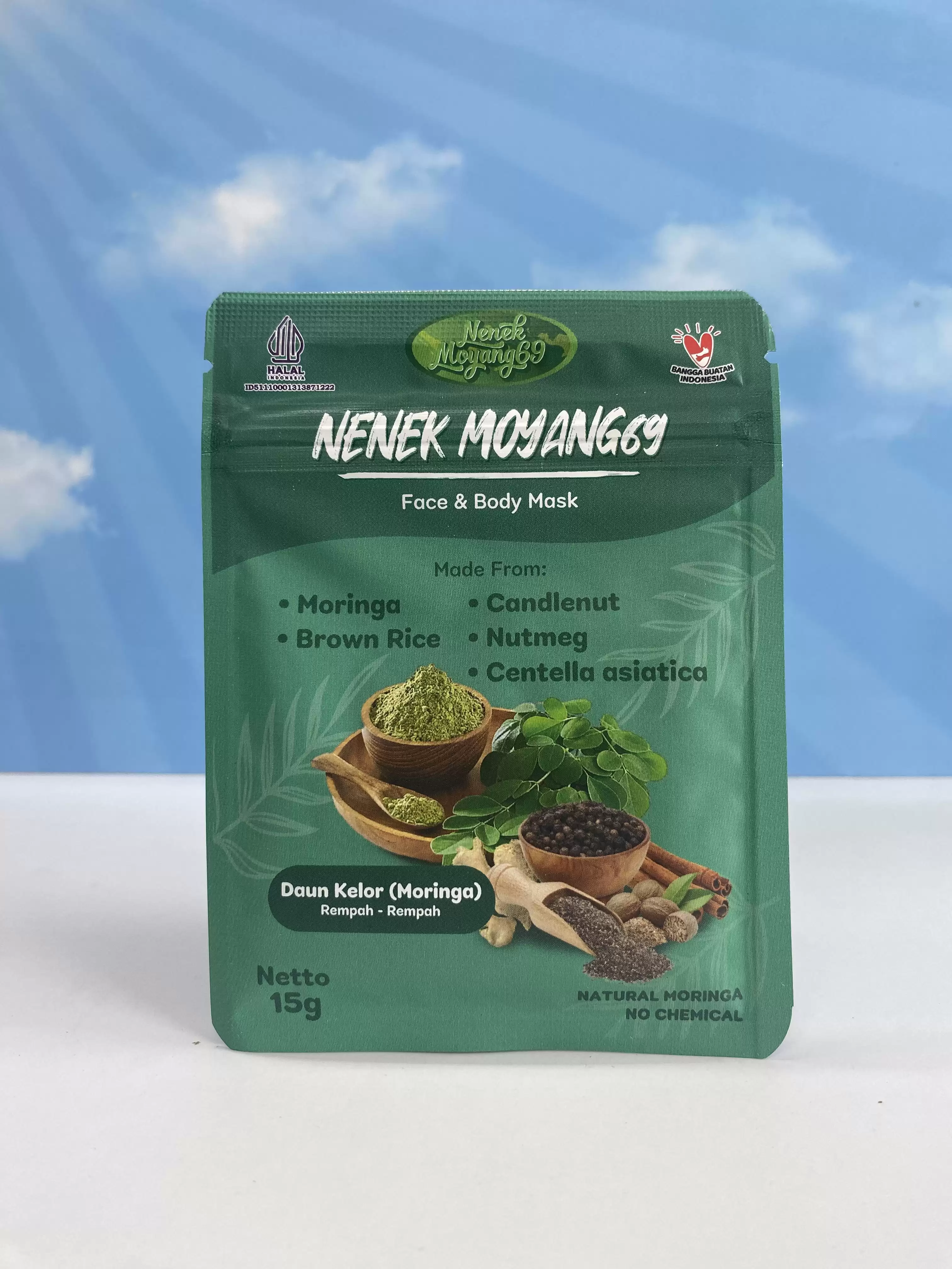 Masker Daun Kelor 