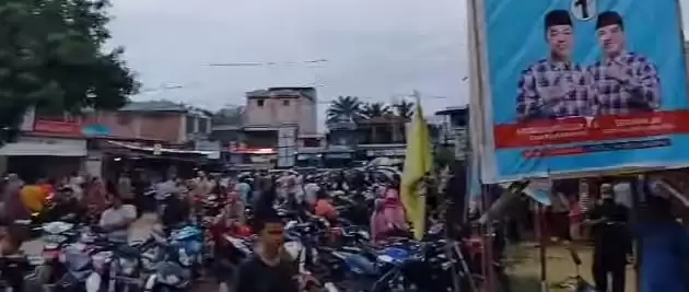 Masyarakat Bagan Sinembah Serbu 10.000 Paket Sembako Murah dari Paslon Asset