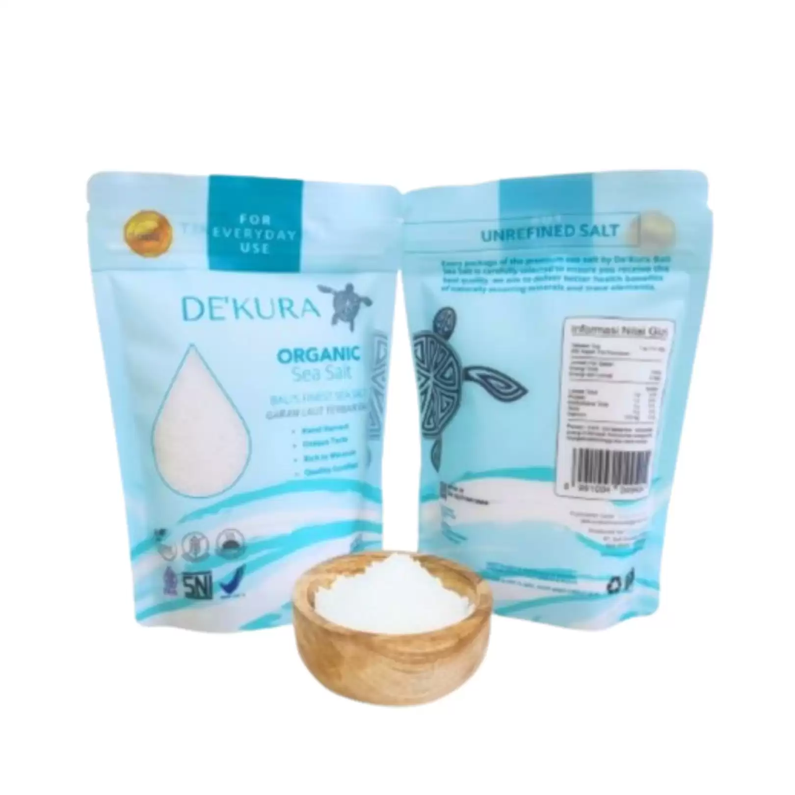 39259575##De Kura Oranic Seasalt 200Gr