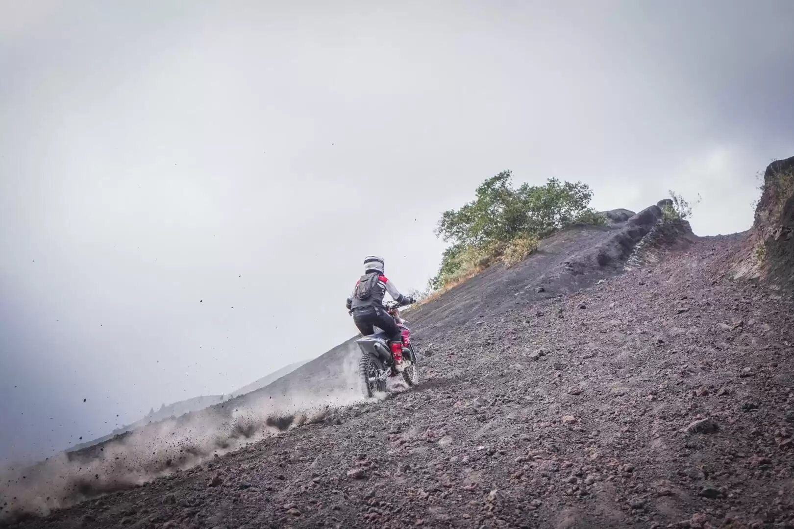 Batur Sunrise And Forest Dirt Bike