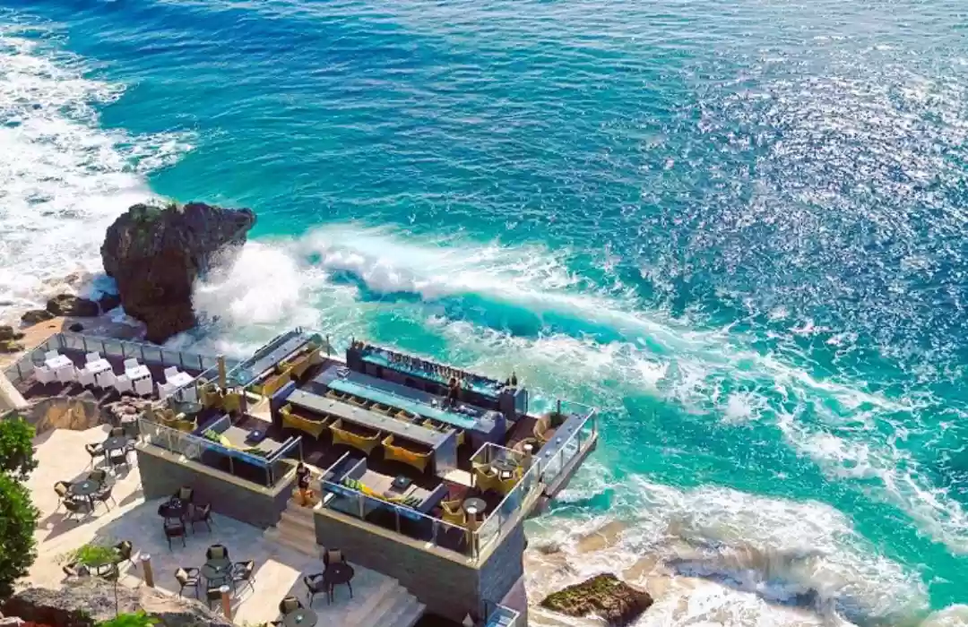 Enjoy a Fireworks Display from a Cliffside Restaurant