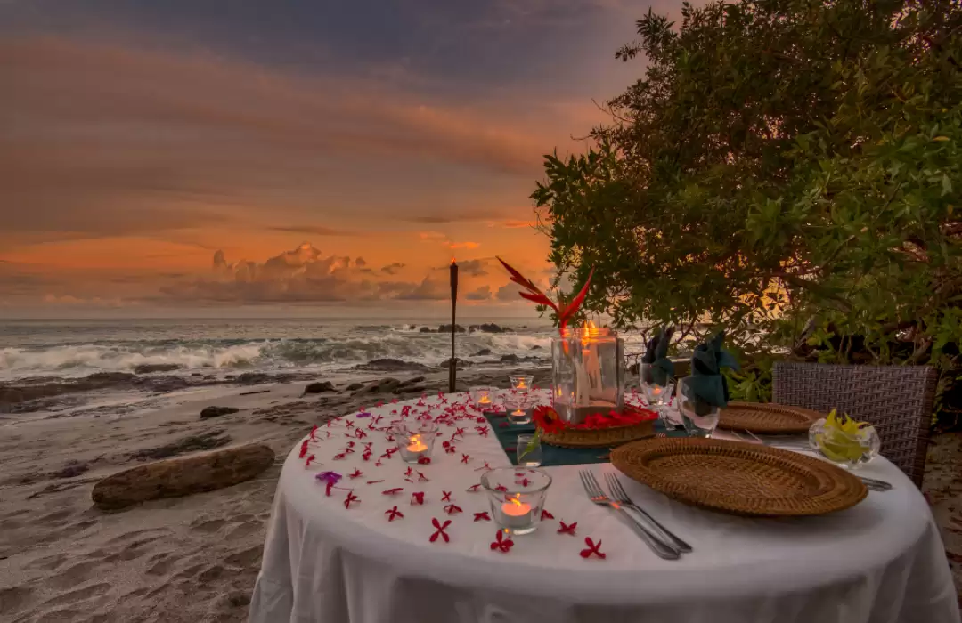 Sunset Dinner by the Beach