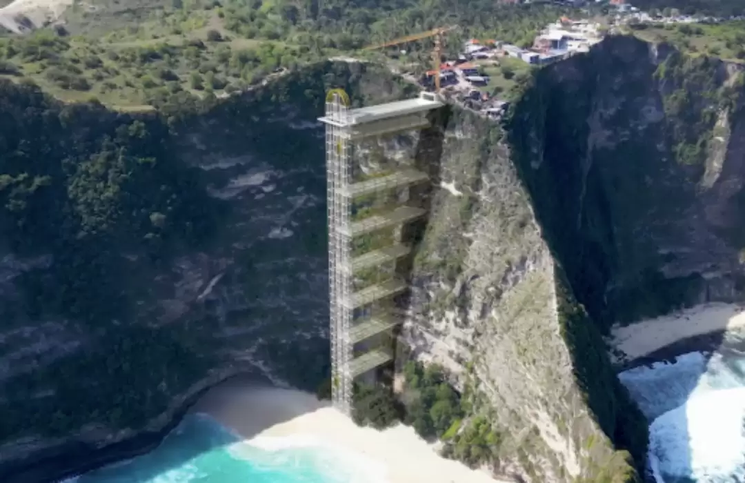 Introducing the Kelingking Cliff Elevator