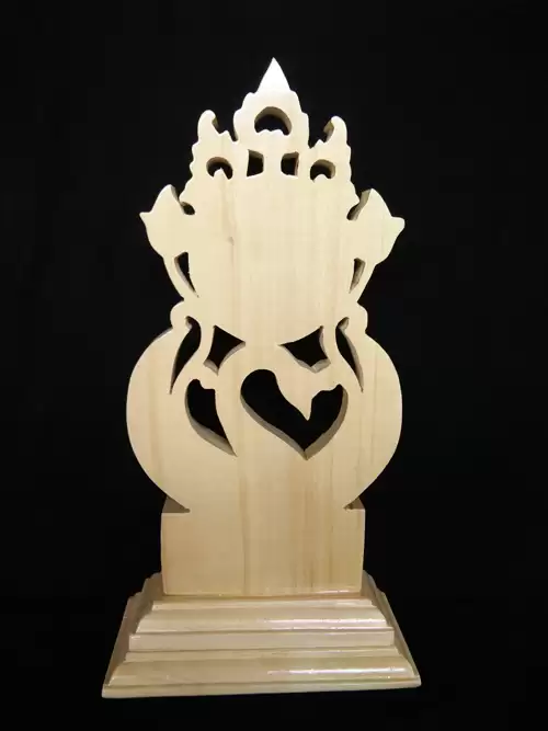 Swan with Balinese Carving1