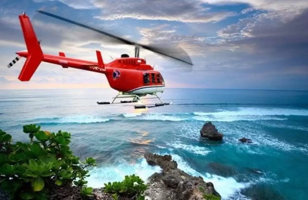 Experience a Helicopter Tour Over Bali’s Iconic Landmarks