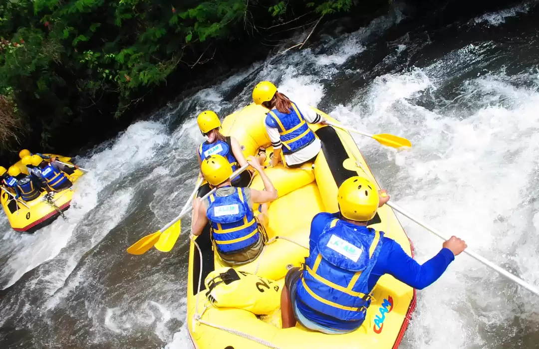 Thrilling White Water Rafting on Telaga Waja River