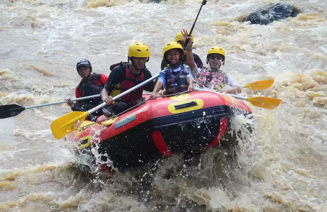 White-Water Rafting on the Ayung or Telaga Waja River