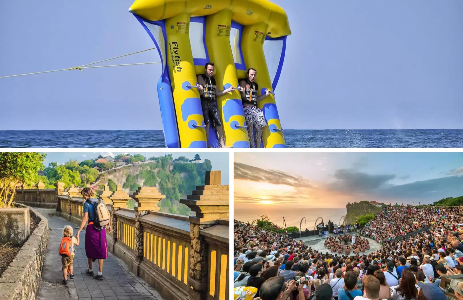 Bali Water Sports and Uluwatu Tour