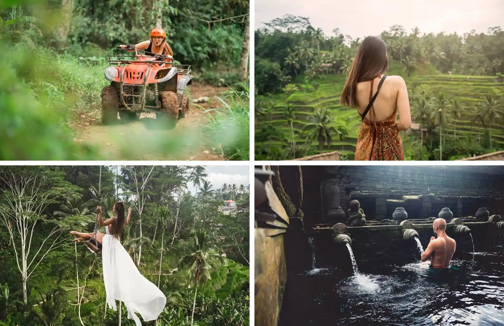 ATV, Rice Terrace, Swing & Tirta Empul Temple