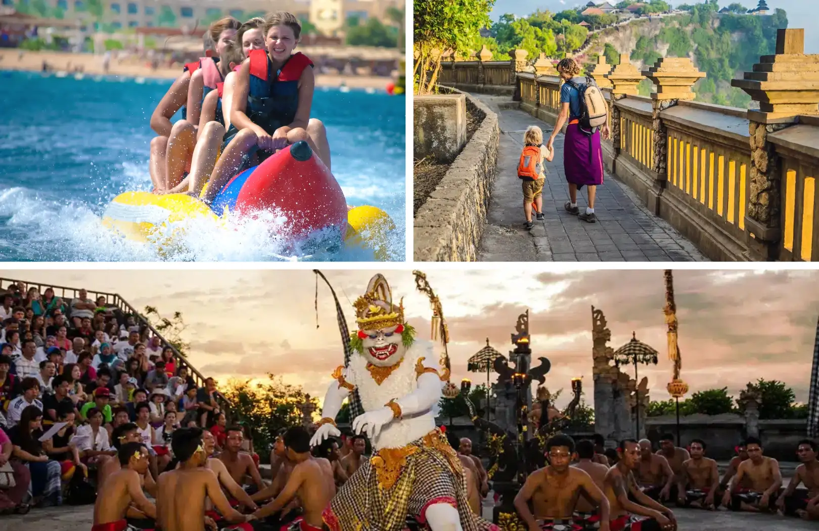 Bali Water Sports and Uluwatu Tour