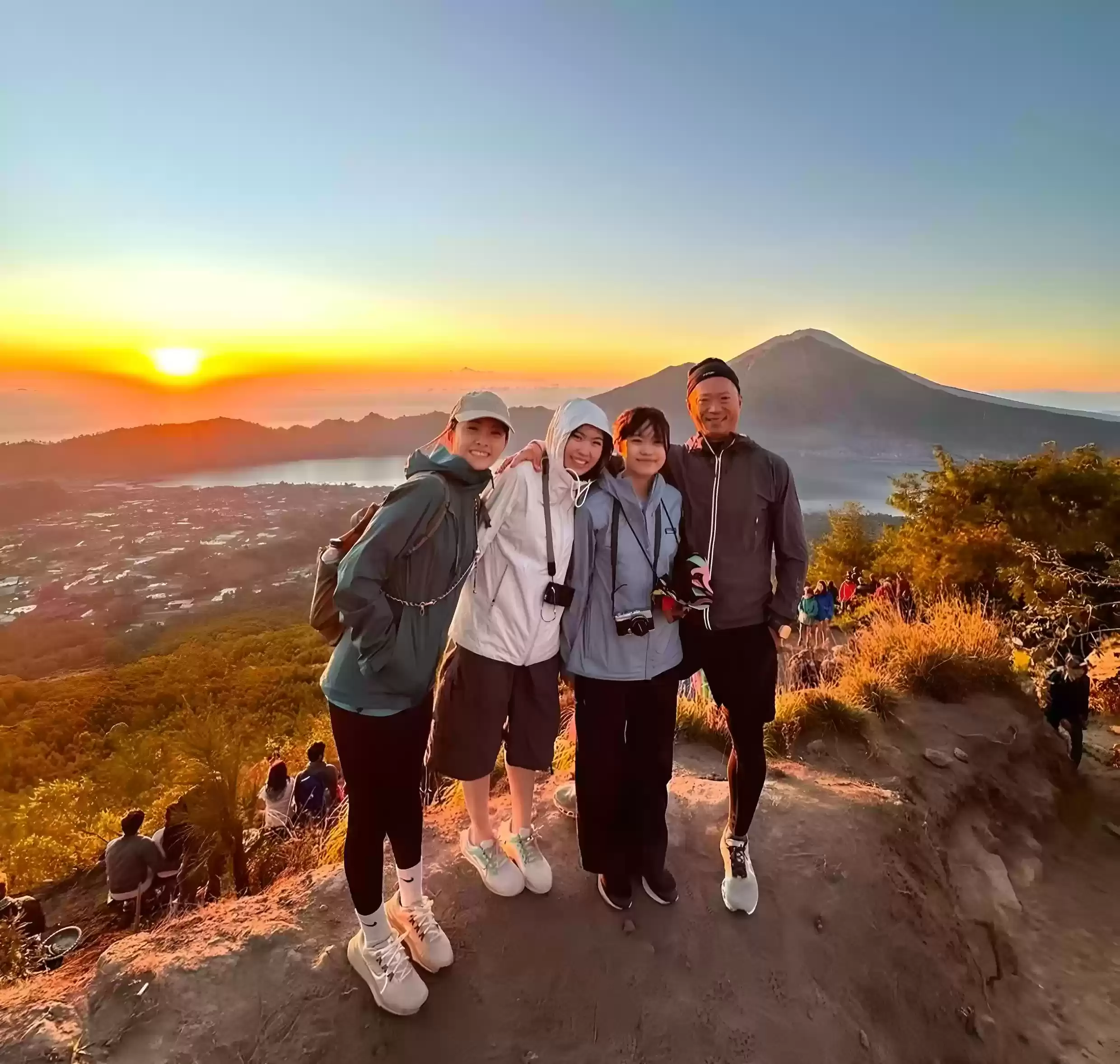 Combined Jeep With Sunrise Trek