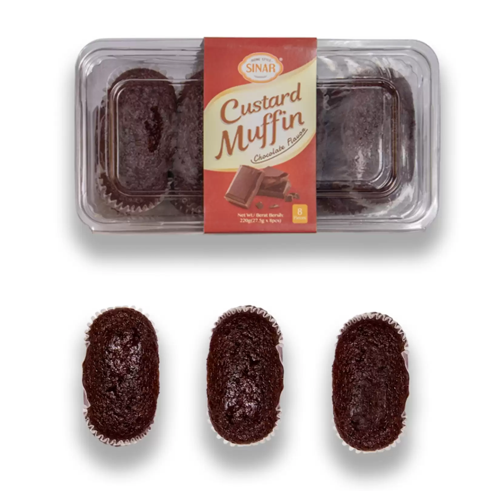39245826##Sinar Muffin Custard Chocolate 60Gr