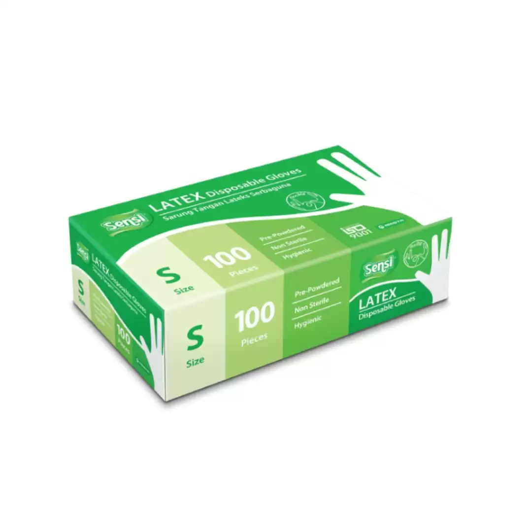 39241448##Sensi Latex Disp Gloves 100S